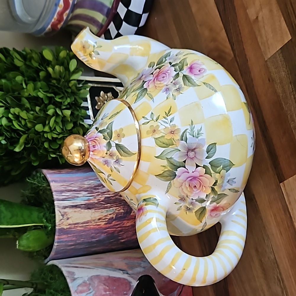 VTG Yellow Honeymoon Teapot, Excellent Condition - Picture 7 of 16